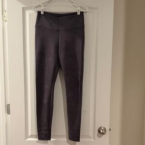 White House Black Market Dark Gray Velvet  Leggings